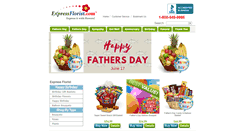 Desktop Screenshot of expressflorist.com